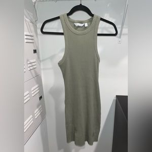 Calvin Klein Jean Olive Green Midi/midi dress SIZE SMALL